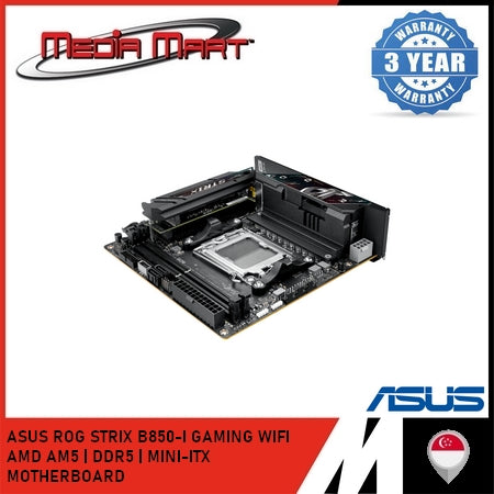 ASUS ROG STRIX B850-I GAMING WIFI AMD AM5 | DDR5 | ATX MOTHERBOARD