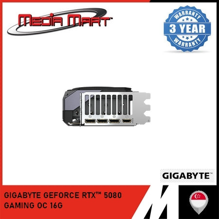 GIGABYTE GEFORCE RTX™ 5080 GAMING OC 16G GRAPHICS CARD