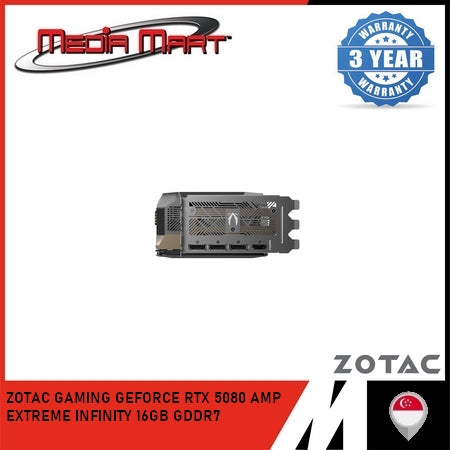 ZOTAC GAMING RTX 5080 AMP EXTREME INFINITY 16GB GRAPHIC CARD
