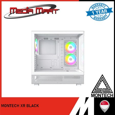 MONTECH XR BLACK/WHITE ATX CASE
