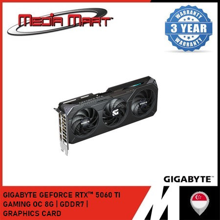 GIGABYTE GEFORCE RTX™ 5060 TI  GAMING OC 8G | GDDR7 |  GRAPHICS CARD
