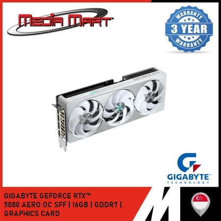 GIGABYTE GEFORCE RTX™ 5080 AERO OC SFF 16G GRAPHICS CARD