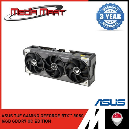 ASUS TUF GAMING GEFORCE RTX 5080 16GB GDDR7 OC EDITION GRAPHIC CARD