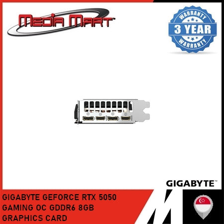 GIGABYTE GEFORCE RTX 5050 GAMING OC GDDR6 8GB GRAPHICS CARD