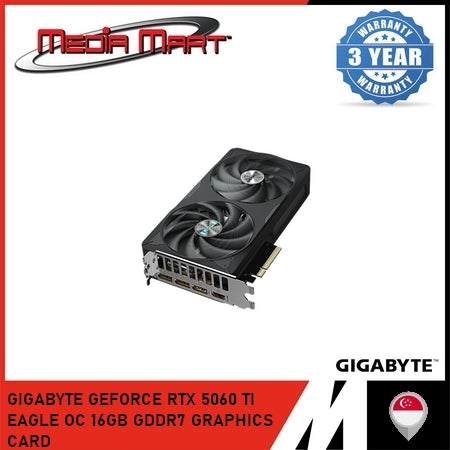 GIGABYTE GEFORCE RTX™ 5060 TI EAGLE | ICE | OC 16GB