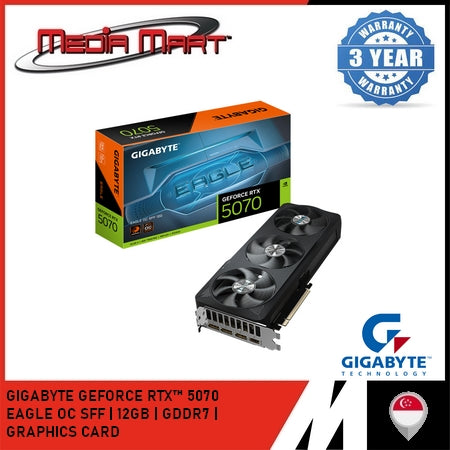 GIGABYTE GEFORCE RTX™ 5070 EAGLE | ICE | OC SFF 12G GRAPHICS CARD