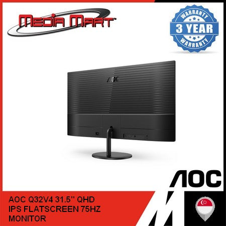 AOC Q32V4 31.5" QHD FLATSCREEN IPS 75HZ MONITOR
