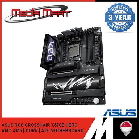 ASUS ROG CROSSHAIR X870E HERO ATX MOTHERBOARD