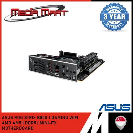 ASUS ROG STRIX B850-I GAMING WIFI AMD AM5 | DDR5 | ATX MOTHERBOARD