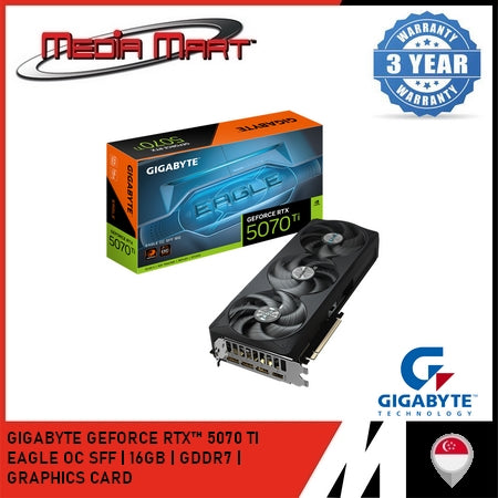 GIGABYTE GEFORCE RTX™ 5070 TI EAGLE | ICE |  OC SFF 16G GRAPHICS CARD