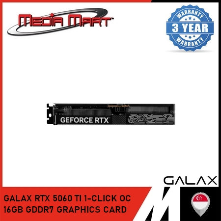 GALAX RTX 5060 TI 1-CLICK OC 16GB GDDR7 GRAPHICS CARD