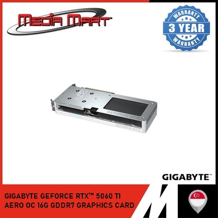 GIGABYTE GEFORCE RTX™ 5060 TI AERO OC 16G GDDR7 GRAPHICS CARD