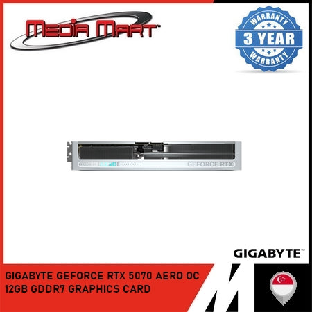 GIGABYTE GEFORCE RTX™ 5070 AERO OC 12G GRAPHICS CARD