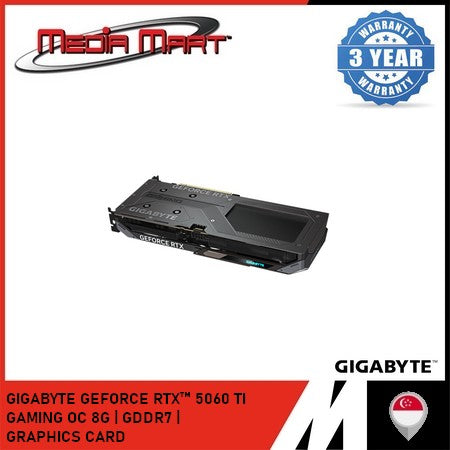 GIGABYTE GEFORCE RTX™ 5060 TI  GAMING OC 8G | GDDR7 |  GRAPHICS CARD