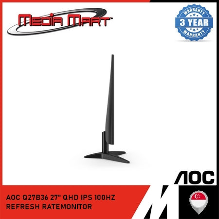 AOC Q27B36 27" QHD IPS FLATSCREEN 100HZ MONITOR