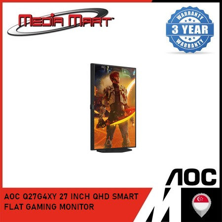 AOC Q27G4XY 27 INCH QHD SMART FLAT GAMING MONITOR