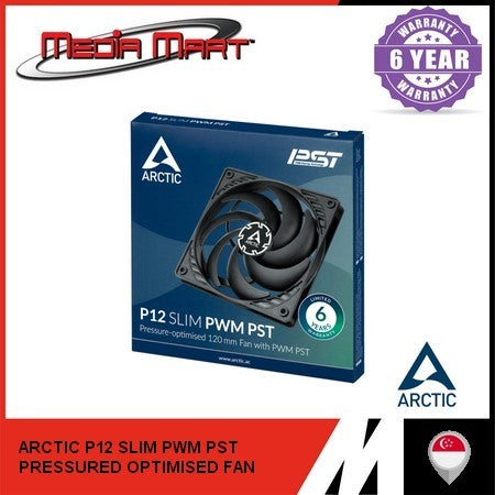 ARCTIC P14 P12 F14 P8 - MAX / PST PWM / SLIM /ARGB | BLACK/WHITE PRESSURE OPTIMISED AIRFLOW CASE FAN
