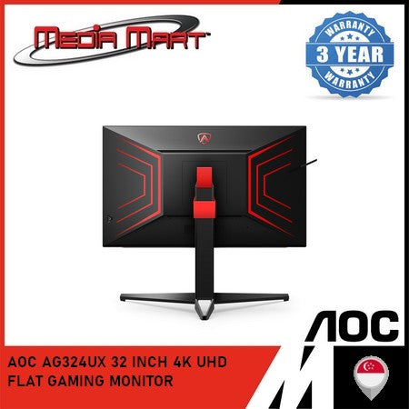 AOC AG324UX 32 INCH 4K UHD FLAT GAMING MONITOR