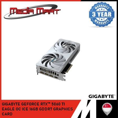 GIGABYTE GEFORCE RTX™ 5060 TI EAGLE | ICE | OC 16GB