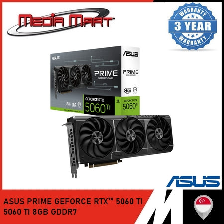 ASUS PRIME GEFORCE RTX 5060Ti 8GB GDDR7 GRAPHIC CARD