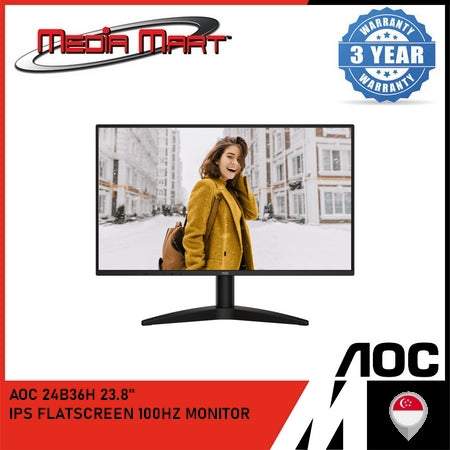 AOC 24B36H FLATSCREEN FHHD 1100HZ MONITOR