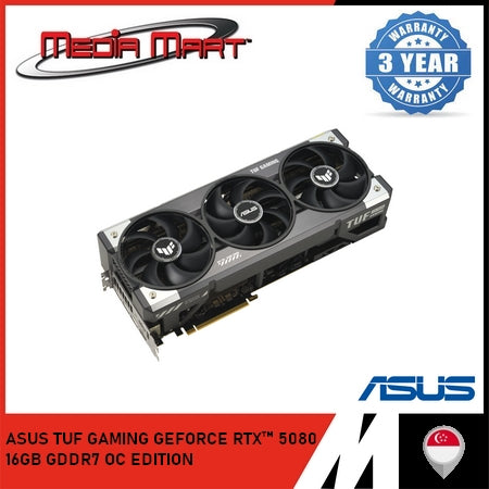 ASUS TUF GAMING GEFORCE RTX 5080 16GB GDDR7 OC EDITION GRAPHIC CARD
