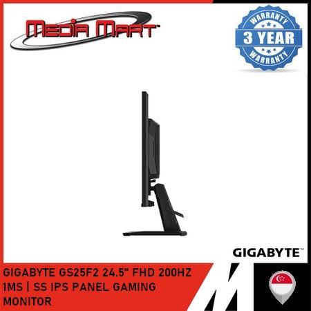 GIGABYTE GS25F2 24.5" 200HZ FHD IPS 1MS GAMING MONITOR