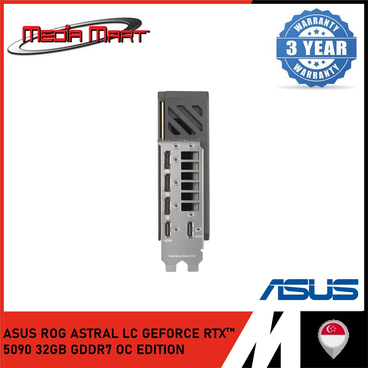 ASUS ROG ASTRAL LC GEFORCE RTX 5090 32GB GDDR7 OC EDITION GRAPHIC CARD