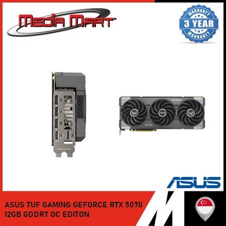 ASUS TUF GAMING GEFORCE RTX 5070 12GB GDDR7 OC EDITION GRAPHIC CARD