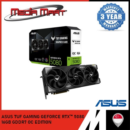 ASUS TUF GAMING GEFORCE RTX 5080 16GB GDDR7 OC EDITION GRAPHIC CARD