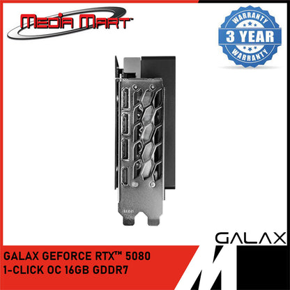 GALAX GEFORCE RTX™ 5080  1-CLICK OC 16GB GDDR7 GRAPHIC CARD