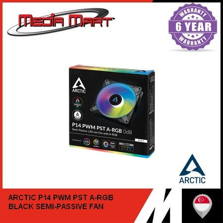 ARCTIC P14 P12 F14 P8 - MAX / PST PWM / SLIM /ARGB | BLACK/WHITE PRESSURE OPTIMISED AIRFLOW CASE FAN