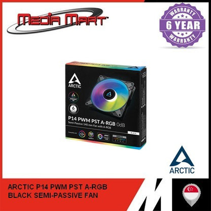 ARCTIC P14 P12 F14 P8 - MAX / PST PWM / SLIM /ARGB | BLACK/WHITE PRESSURE OPTIMISED AIRFLOW CASE FAN