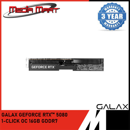 GALAX GEFORCE RTX™ 5080  1-CLICK OC 16GB GDDR7 GRAPHIC CARD