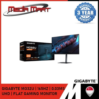 GIGABYTE MO32U | 165HZ | 0.03MS | UHD| OLED | FLAT GAMING MONITOR