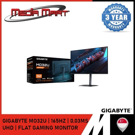 GIGABYTE MO32U | 165HZ | 0.03MS | UHD| OLED | FLAT GAMING MONITOR