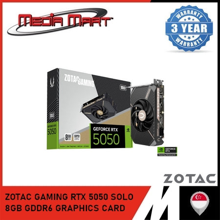 ZOTAC GAMING RTX 5050 SOLO 8GB GDDR6 GRAPHICS CARD