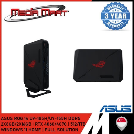 ASUS ROG NUC 14 U9-185H | RTX 4070 | 2X16GB DDR5 RAM | 1TB GB SSD | WINDOWS 11 HOME (FULL SOLUTION)