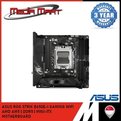 ASUS ROG STRIX B650E-I GAMING WIFI AMD AM5 | DDR5 | MINI-ITX MOTHERBOARD