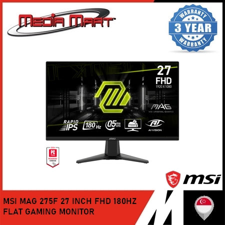 MSI MAG 275F 27 INCH FHD 180HZ FLAT GAMING MONITOR