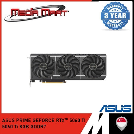 ASUS PRIME GEFORCE RTX 5060Ti 8GB GDDR7 GRAPHIC CARD