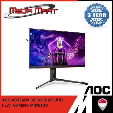 AOC AG324UX 32 INCH 4K UHD FLAT GAMING MONITOR
