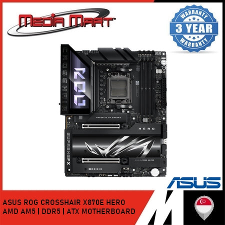 ASUS ROG CROSSHAIR X870E HERO ATX MOTHERBOARD