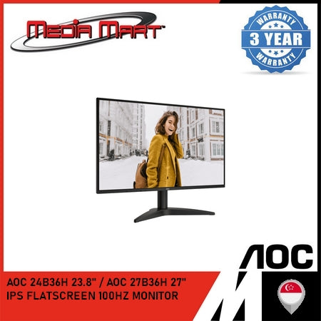 AOC 24B36H FLATSCREEN FHHD 1100HZ MONITOR