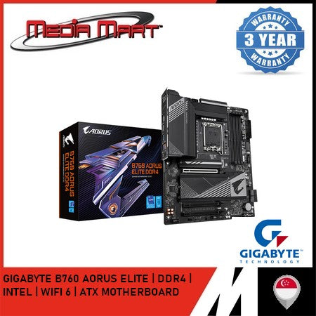 GIGABYTE B760 AORUS ELITE DDR4 LGA1700 ATX MOTHERBOARD