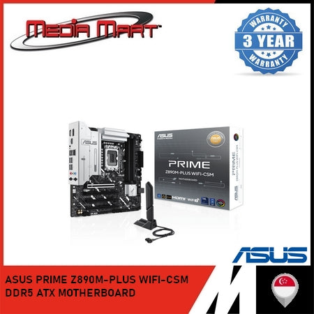 ASUS PRIME Z890M-PLUS WIFI-CSM GAMING MOTHERBOARD