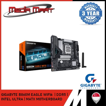 GIGABYTE B860M EAGLE WIFI6 LGA 1851 DDR5 M-ATX MOTHERBOARD