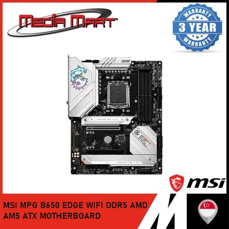 MSI MPG B650 EDGE WIFI DDR5 AMD AM5 ATX MOTHERBOARD