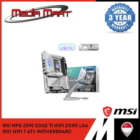 MSI MPG Z890 EDGE TI WIFI DDR5 LGA 1851 WIFI 7 ATX MOTHERBOARD