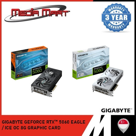 GIGABYTE GEFORCE RTX 5060 EAGLE / ICE OC 8G GDDR7 GRAPHIC CARD